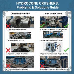 Common problems with hydrocone crushers and how to fix them